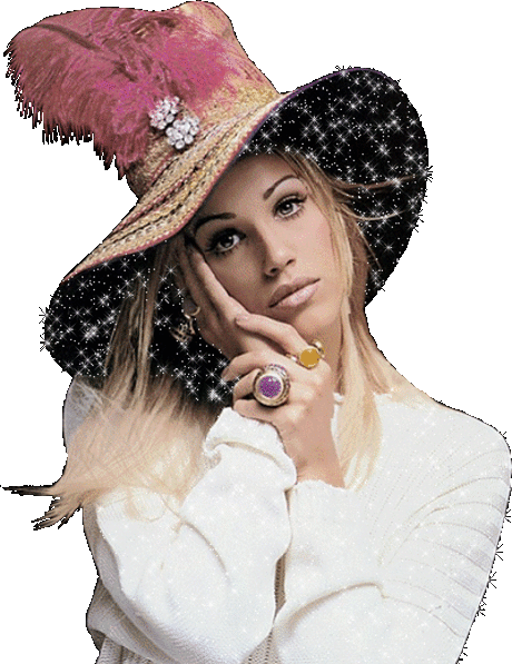 Девушка в соломенной шляпке » Пожелания | Поздравления | Знаки внимания | Анимации