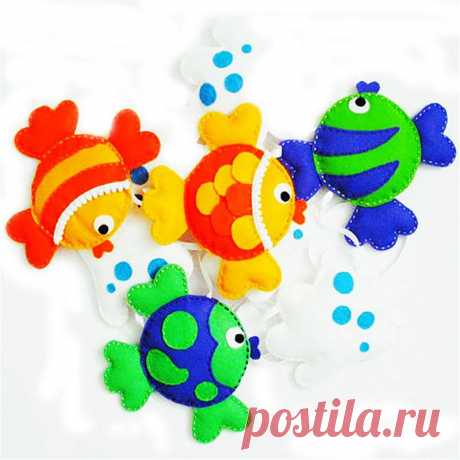Рыбки из фетра