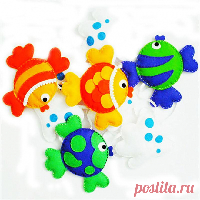 Рыбки из фетра