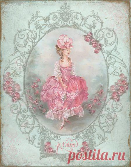 Найдено на сайте janetkdesignfreedigitalvintagestuff.blogspot.nl.