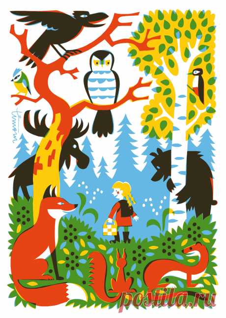 Metsä - Kehvola Size: A6 (105 mm x 148 mm) Material: Uncoated 300 g cardstock, EU Ecolabel Printed in Finland