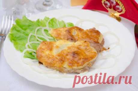 Мясо под сыром, пошаговый кулинарный рецепт с фото / Простые рецепты