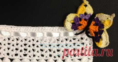 Croche -  PAP - BARRADO com acabamento em  PÉTALA CONE (1)    PAP - Resumido  :   Depois de toda base ( em pontos altos ) do barrado estiver pronta, vamos iniciar a pétala ... (  clicar nas fotos para...