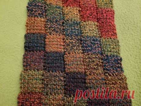The Tunisian Entrelac Crochet Scarf Tutorial!