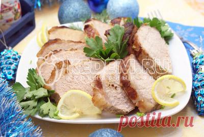 Мясо в духовке к новогоднему столу