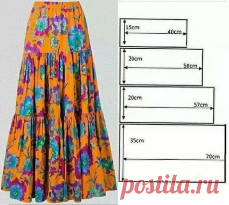 Шьем Ярусные юбки