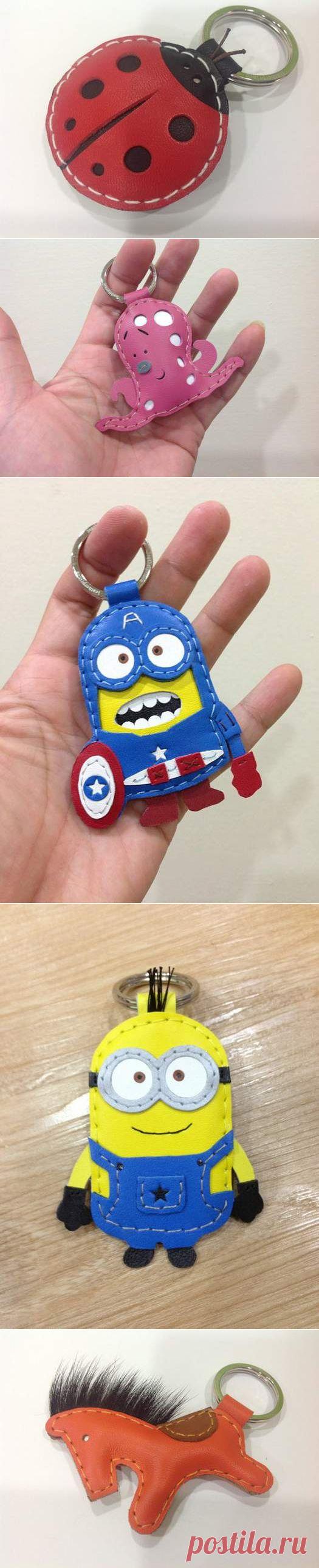 ОРИГИНАЛЬНЫЕ ИДЕИ ИЗГОТОВЛЕНИЯ БРЕЛОКОВ ДЛЯ КЛЮЧЕЙ СВОИМИ РУКАМИ.