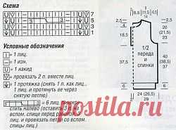 Пуловер без рукавов