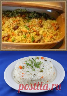 Блюда из риса, простые и вкусные