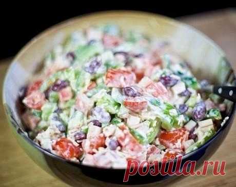 Закуски и салаты с крабовыми палочками