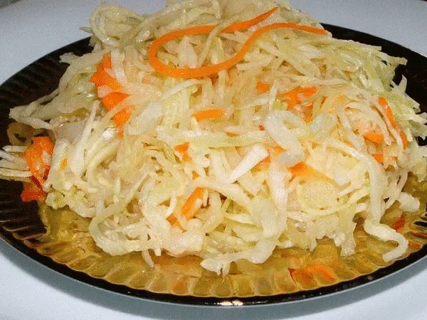 Квашеная капуста с горчицей