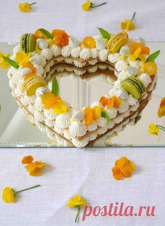 торта  сърце за Ден на майката