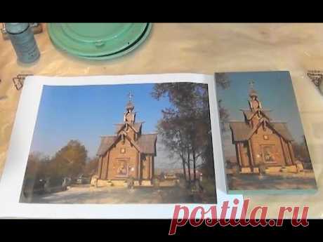 Перевод изображения, фотографии на дерево и мебель. Супер просто