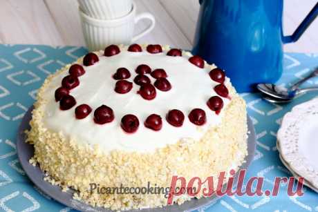 Маковый торт — Именинный торт моего мужа | Picantecooking