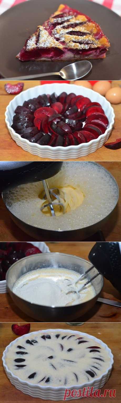 Как приготовить клафути со сливами. - рецепт, ингридиенты и фотографии