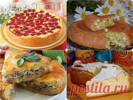4 рецепта домашних пирогов.