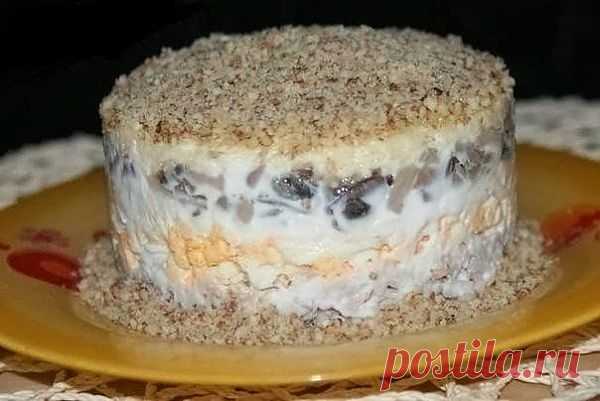 шеф-повар Одноклассники: Салат с курицей и грецкими орехами
