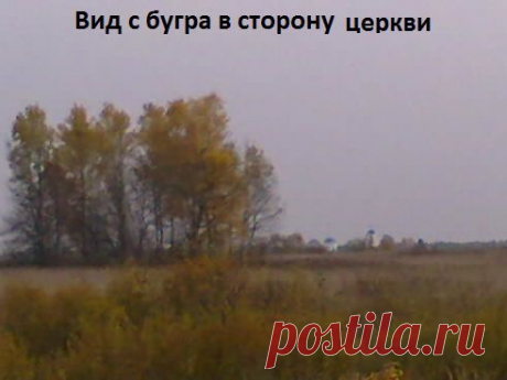 наше поле, здесь я гуляла с козами...
