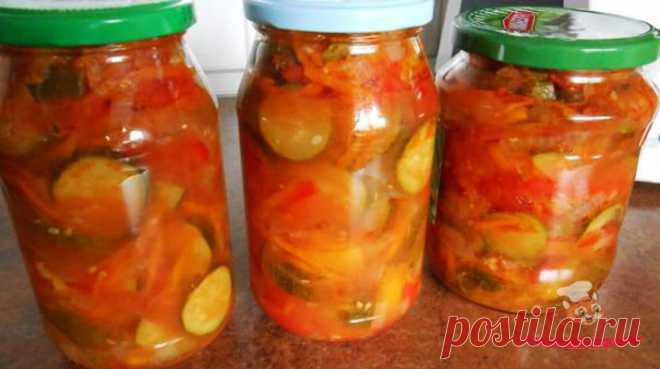 Вкусный салат из кабачков на зиму буду готовить всегда