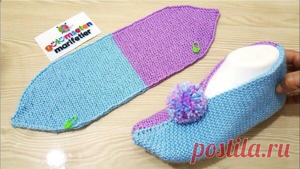Вязание следков спицами для начинающих | Tvorlen | Яндекс Дзен
