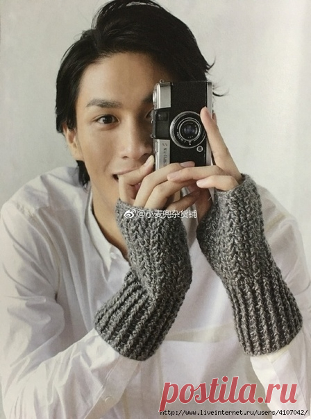 Идея. Митенки 
#идея_@crochet_group #перчатки