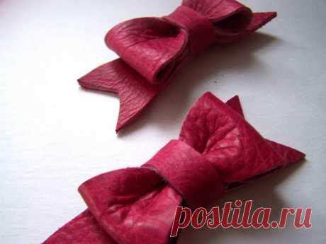Made by Me. Shared with you.: Leather Bow Tutorial and Template