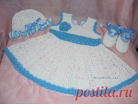 Комплект для девочки – работа Натальи Трусовой - вязание крючком на kru4ok.ru