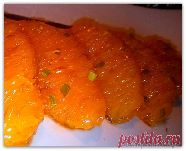 Похвастушка. Салат из апельсинов 