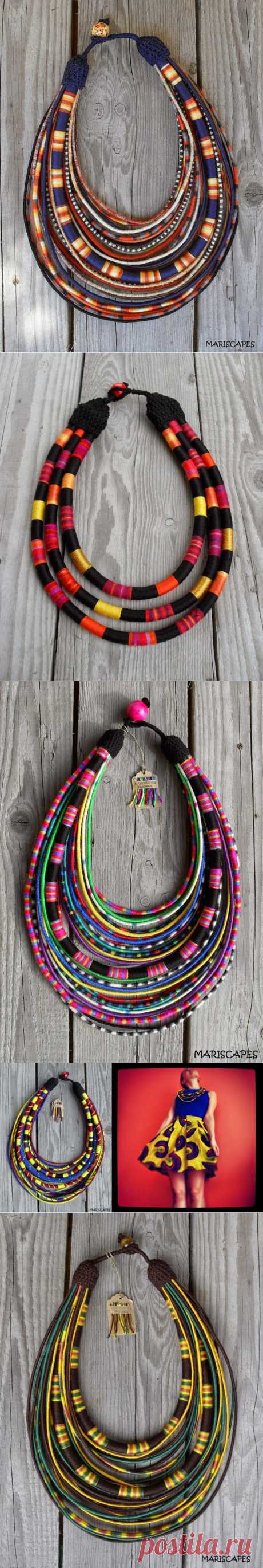 APIF Gift Guide: Necklaces by Mariscapes | African Prints in Fashion