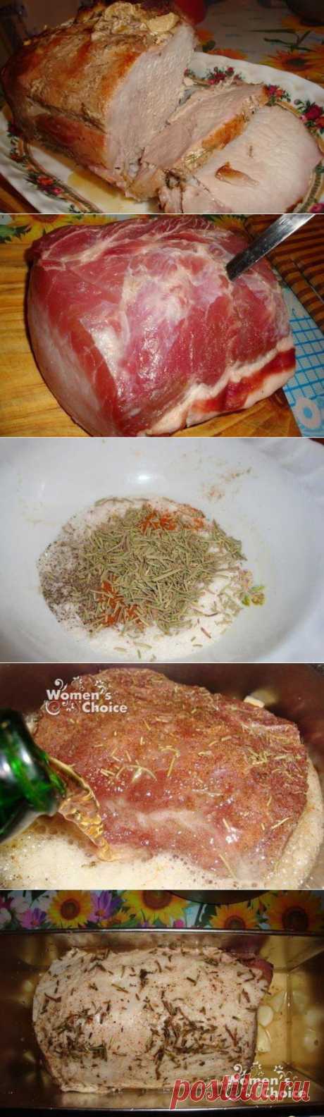Пряное мясо в пиве