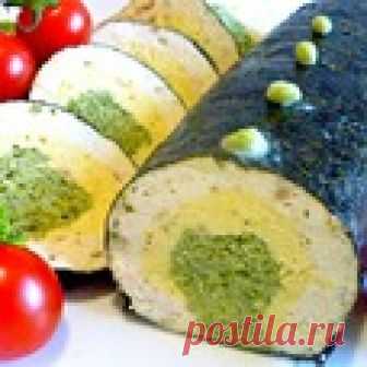 Рыбный рулет в нори Кулинарный рецепт