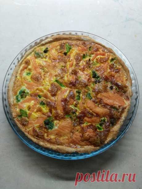 Киш - печем вкуснейший открытый пирог с начинкой