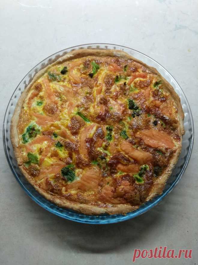 Киш - печем вкуснейший открытый пирог с начинкой