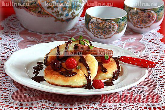 Сырники с шоколадным кремом – рецепт приготовления с фото от Kulina.Ru