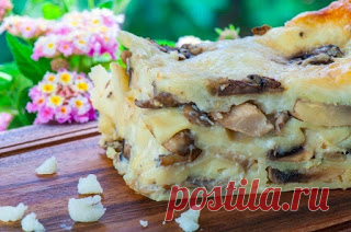 Самые вкусные рецепты: Грибная лазанья