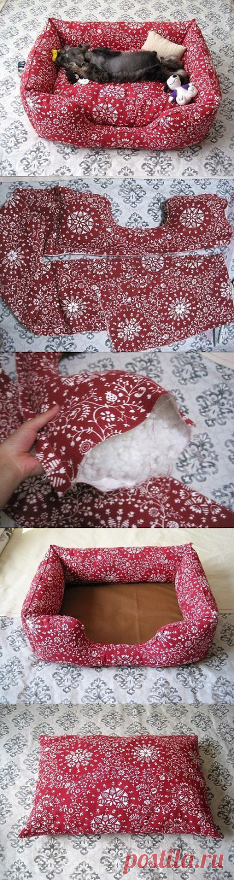 Как сшить лежанку для кошки или собаки | My Milady