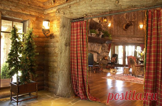 Entrance - rustic - entry - minneapolis - by Gabberts Design Studio