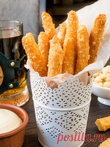 Рецепт сырного хвороста к пиву на Вкусном Блоге