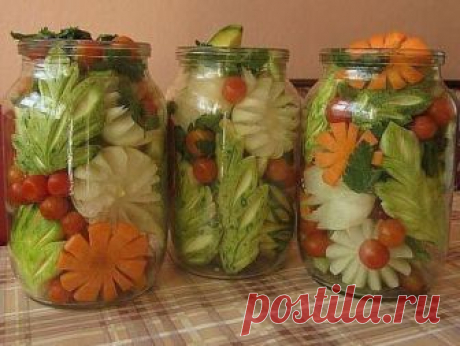 Русский карвинг. 7 идей с  фруктами и овощами . Милая Я