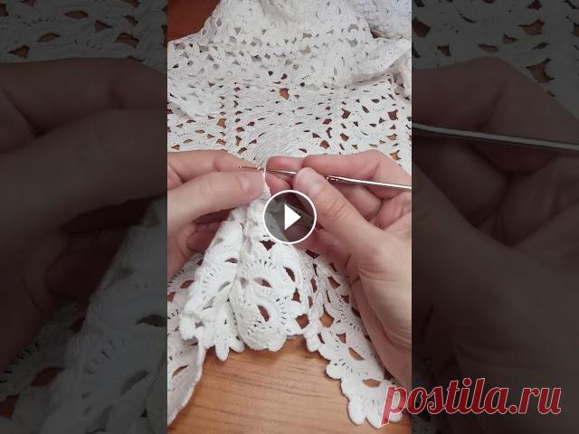 Ленточное кружево. Соединение лент кружевной мережкой. 6 видео Готовлю мастер класс на жакет ,,Безе,, Соединение ленточного кружева вертикальной кружевной мережкой....