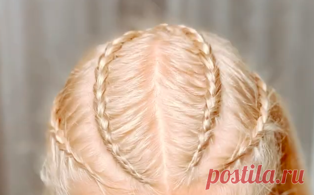 Прическа на длинные волосы