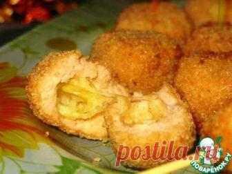 Хрустящие рыбные шарики с сыром - кулинарный рецепт