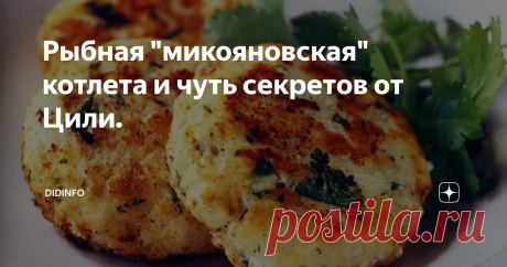 Рыбная "микояновская" котлета и чуть секретов от Цили.  Циля всегда встречала нас на вокзале. Ну а как иначе? Обдурят же заполошную кацапку. И за донос возьмут (грузчики) и за такси. И всегда (почти) начинала она с причитаний: "Ой, белая юбка, белая майка, белая панамка (Циля никогда не считала мои модные шляпки, что не из лент полиэтилена, достойными головным уборами), и сама белая,...... ну чисто смерть! А дитё аж синее!!" Понятное дело, первые три дня нас усиленно откар...