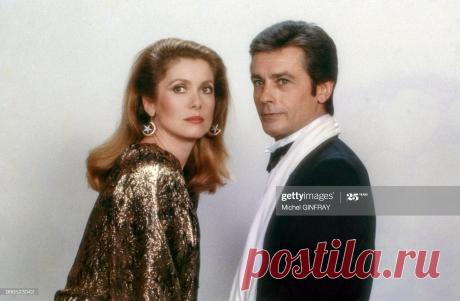 Alain Delon et Catherine Deneuve pendant le tournage du film 'Le... News Photo - Getty Images