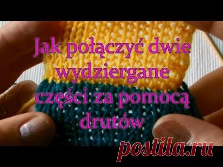 Jak połączyć dwie części robótki za pomocą trzech drutów?