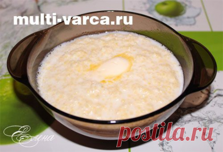 Молочная пшенная каша в мультиварке