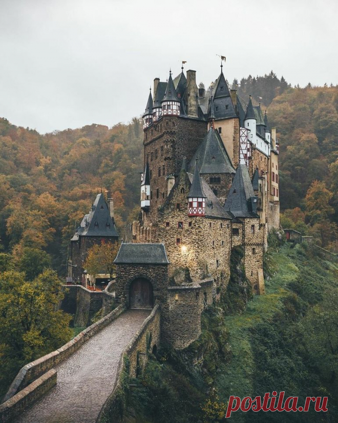 Замки, леса, озера - удивительная природа Германии. 13 фото