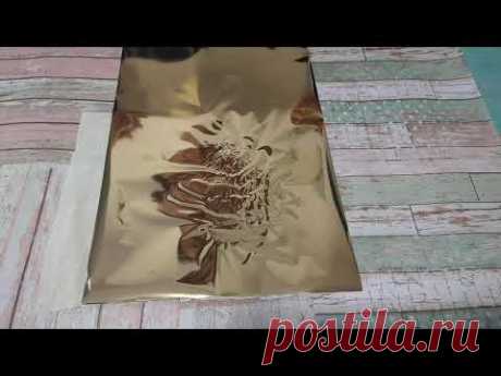 Estampamos tela con Foil
