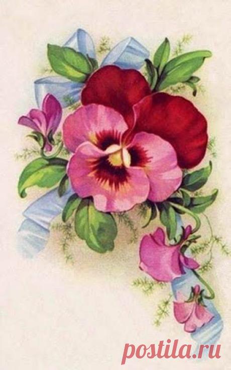 Мои любимые цветочки / Декупаж / Картинки для декупажа