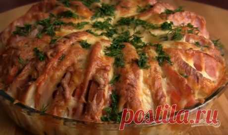 Пирог из батона с ветчиной и сыром - пошаговый рецепт с фото на Повар.ру